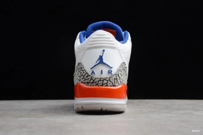 Bmlin Jordan Retro 3 Rivals' 'Knicks 136064-148 Air 0823